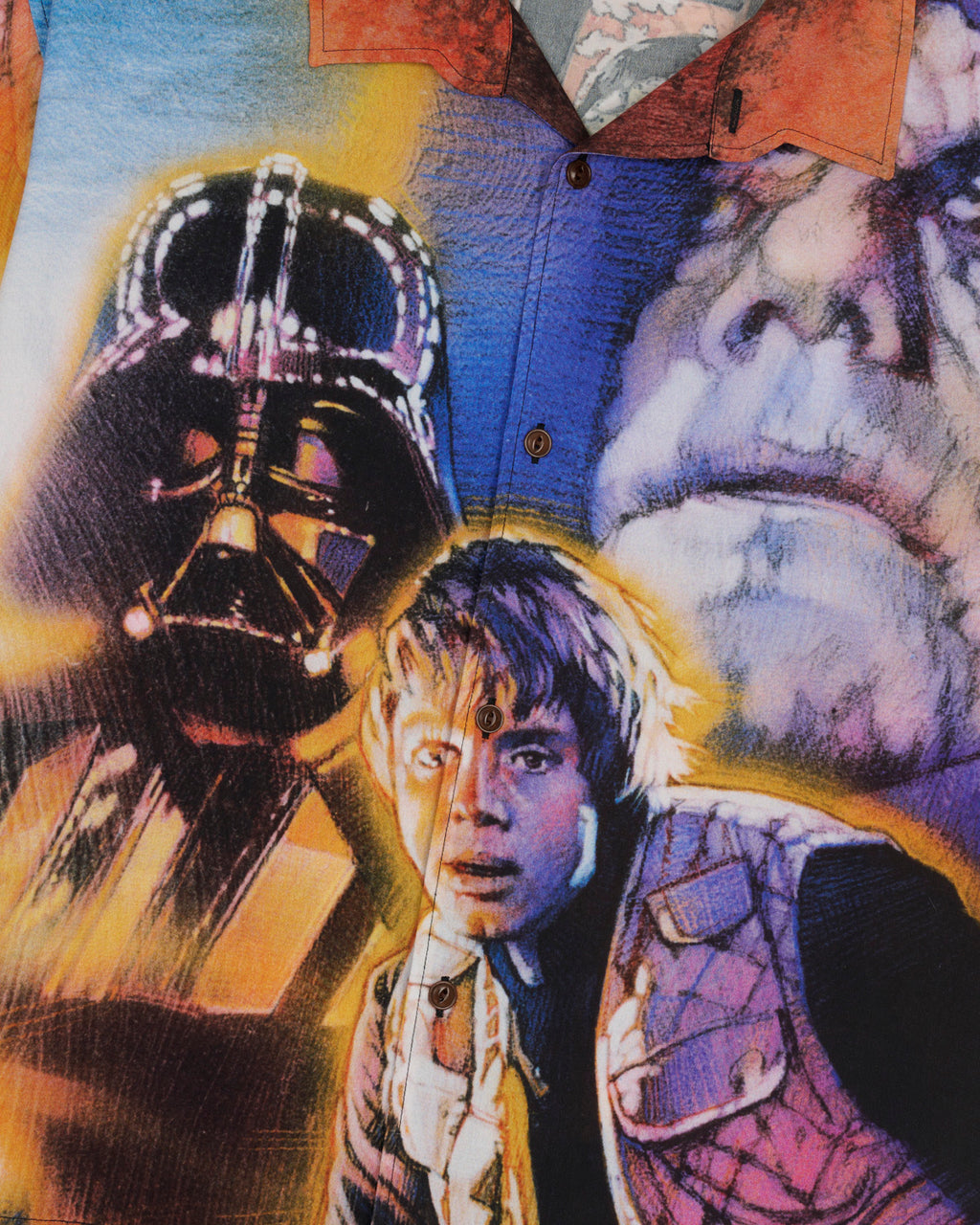 Brain Dead x Star Wars Shadows Of The Empire Rayon Shirt - Multi 7