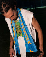 Brain Dead x UDI Stripe Scarf - Blue Multi 3