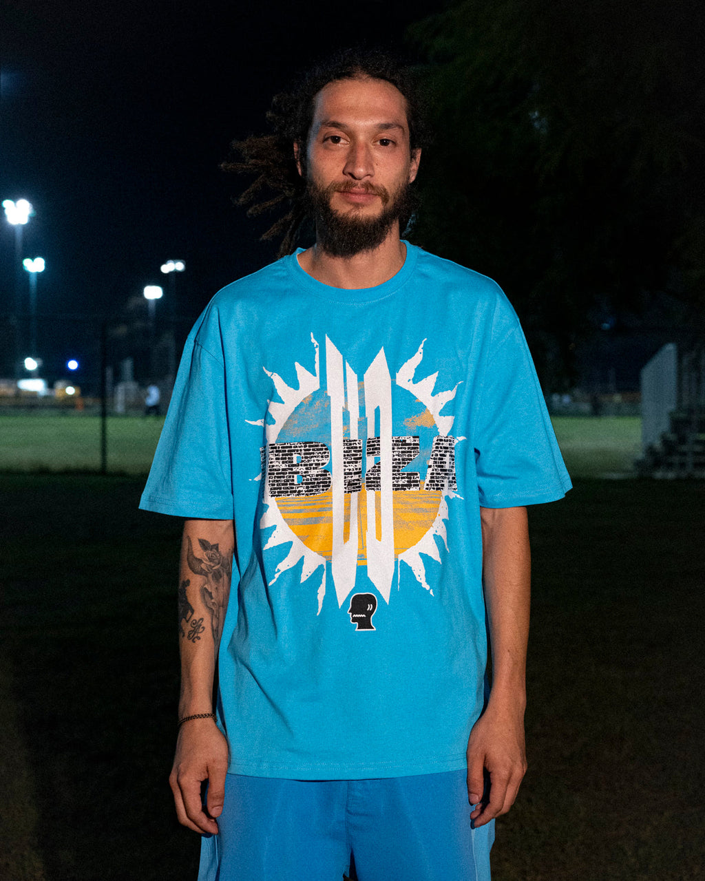 Brain DeadxUDI Sun T-Shirt - Light Blue 2