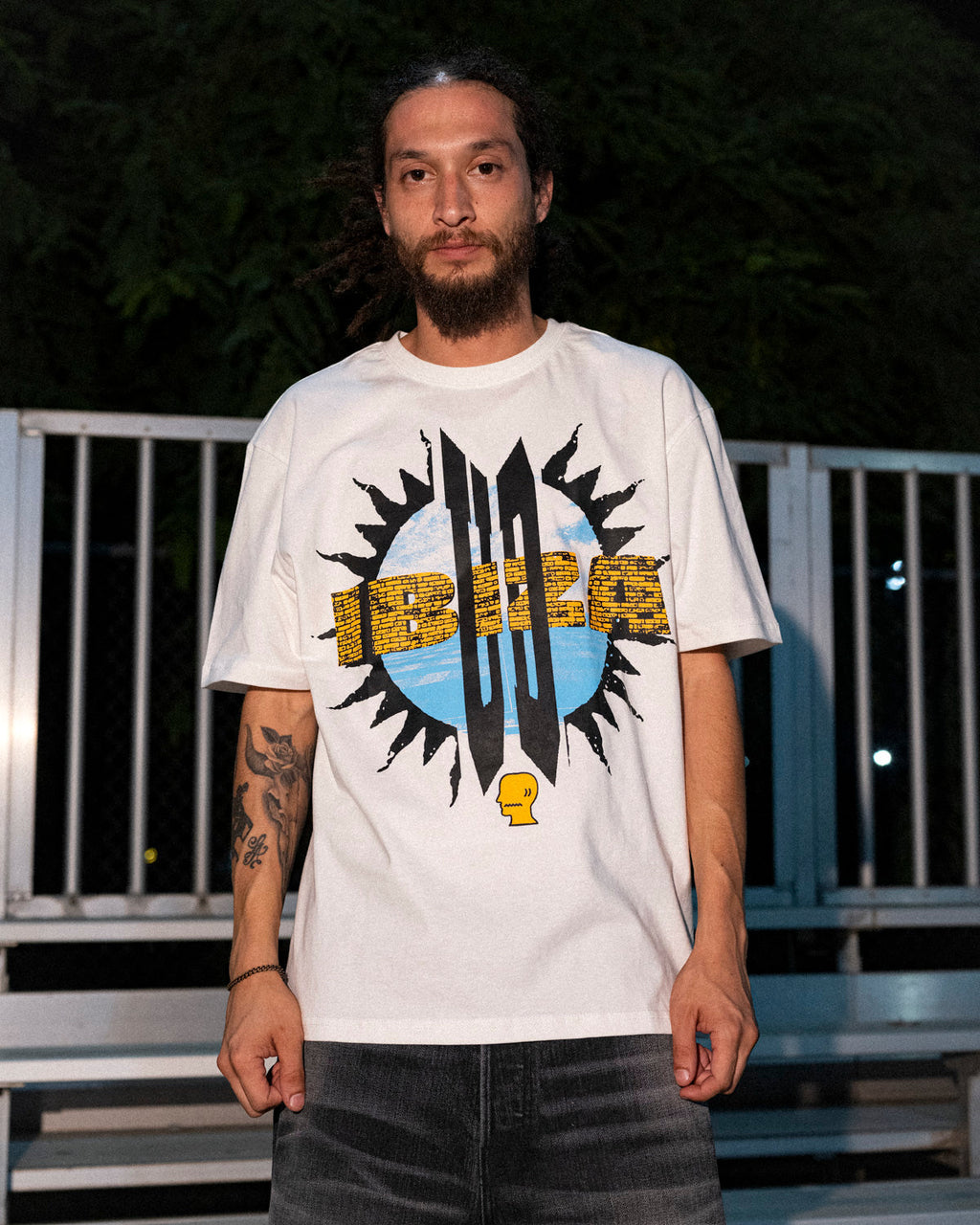 Brain DeadxUDI Sun T-Shirt - White 2