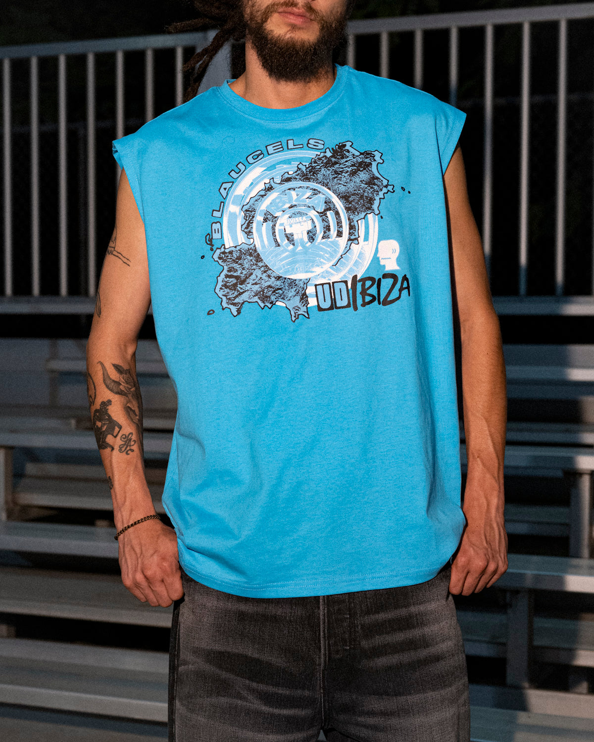 Brain DeadxUDI Tank Top - Blue 2