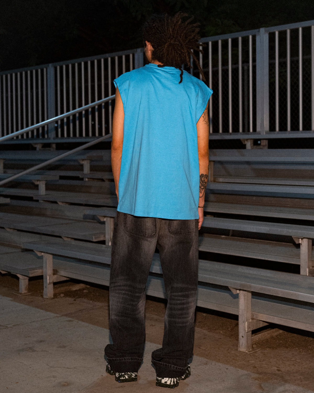 Brain DeadxUDI Tank Top - Blue 3
