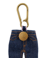 Type 00 Denim Keychain Charm - Indigo 4