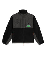 EQUIPMENT RIPSTOP ZIP FLEECE JACKET - BLACK 1