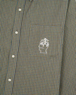 BB CALIFORNIA CHECK OXFORD BUTTON UP SHIRT - GREEN 3