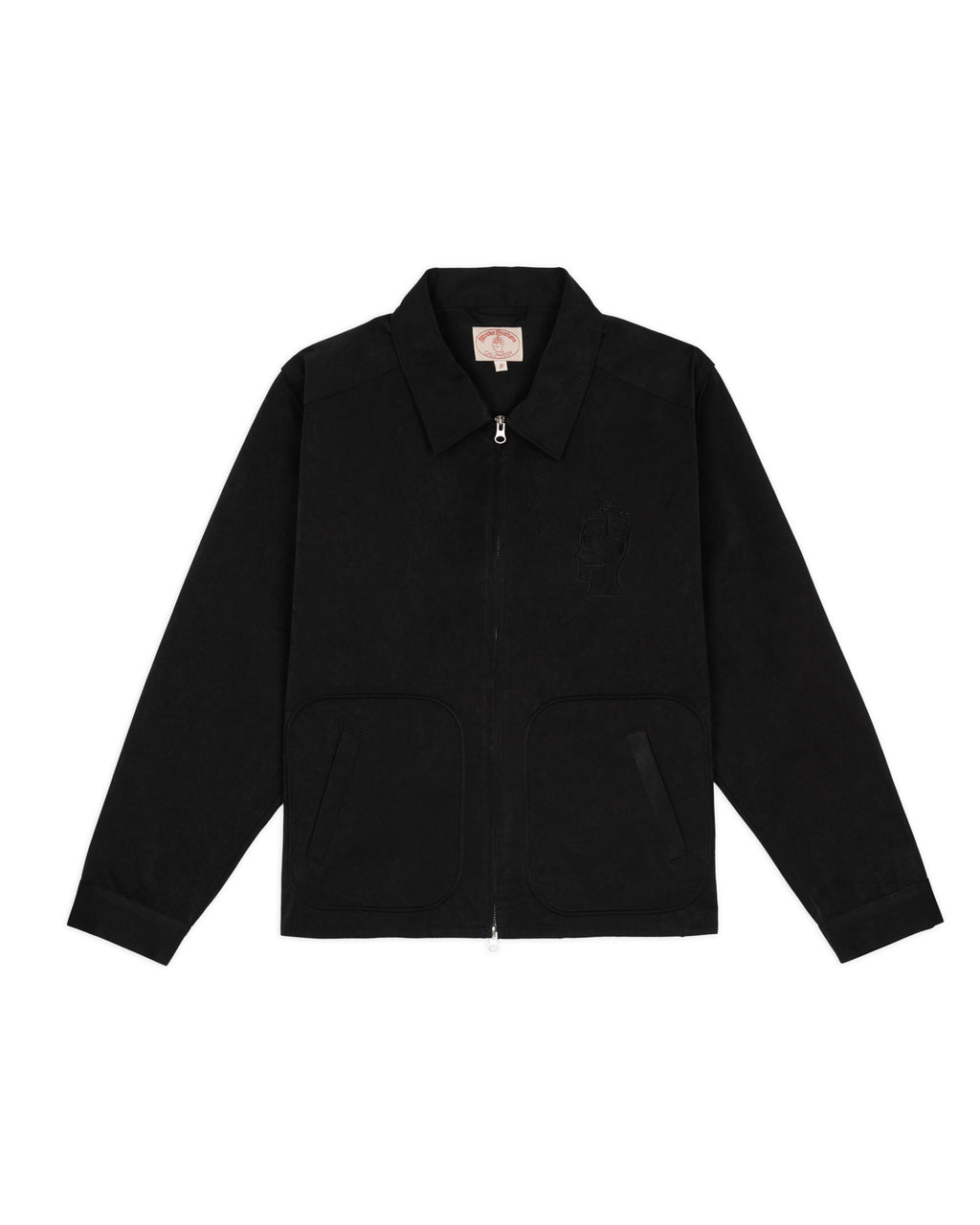 BB CALIFORNIA HARRINGTON JACKET - BLACK