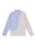 BB CALIFORNIA ORGANIC PANEL OXFORD BUTTON UP - LIGHT BLUE 2