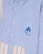 BB CALIFORNIA ORGANIC PANEL OXFORD BUTTON UP - LIGHT BLUE 3