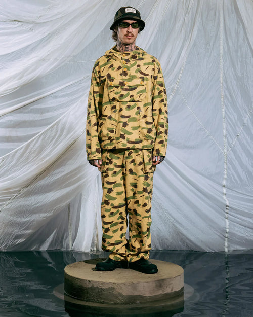 CANVAS OVERPANT  - BRUSHSTROKE CAMO 2