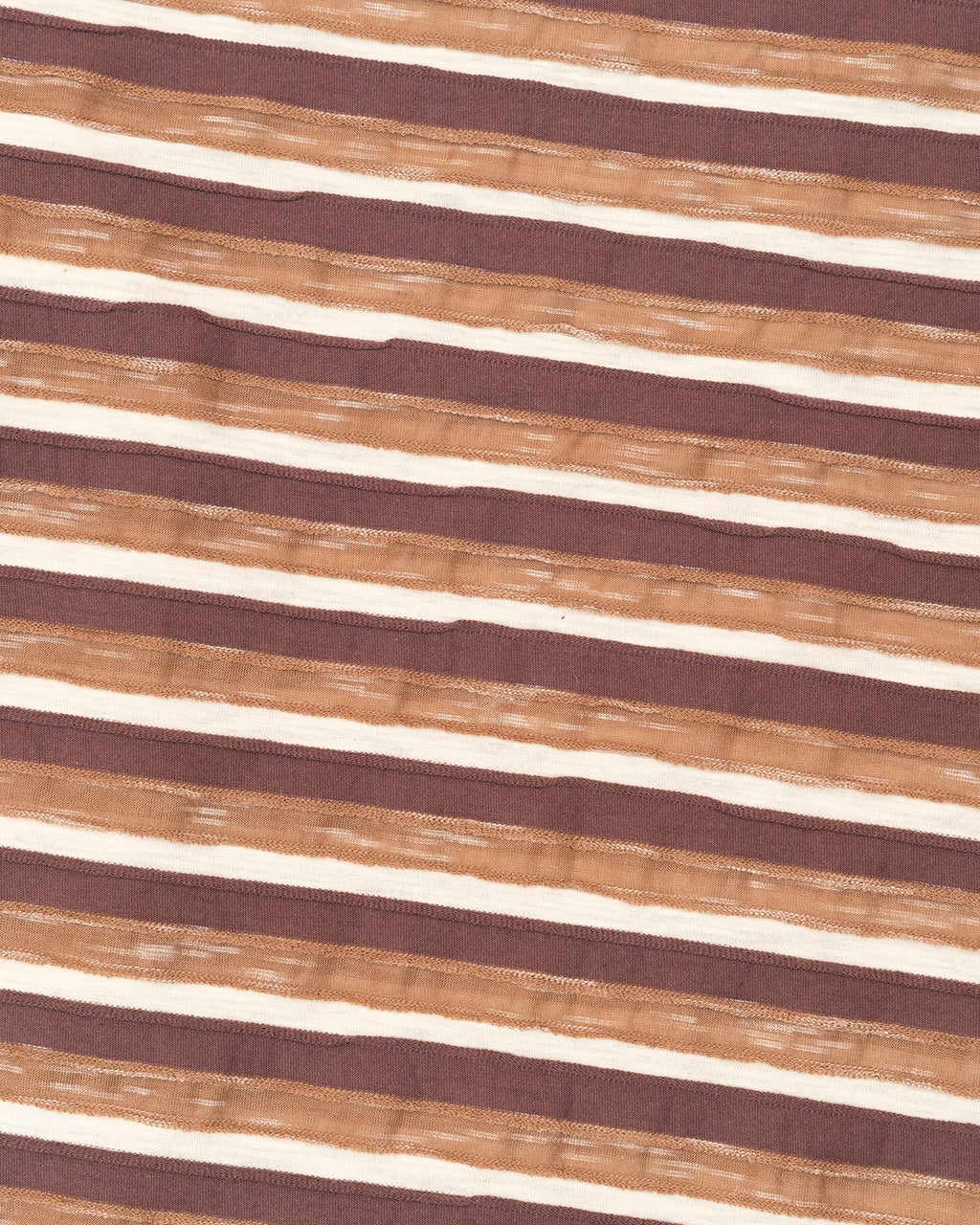 CASEY STRIPED T-SHIRT  - COFFEE 3