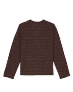 CASEY STRIPE LONG SLEEVE T-SHIRT - BROWN 3