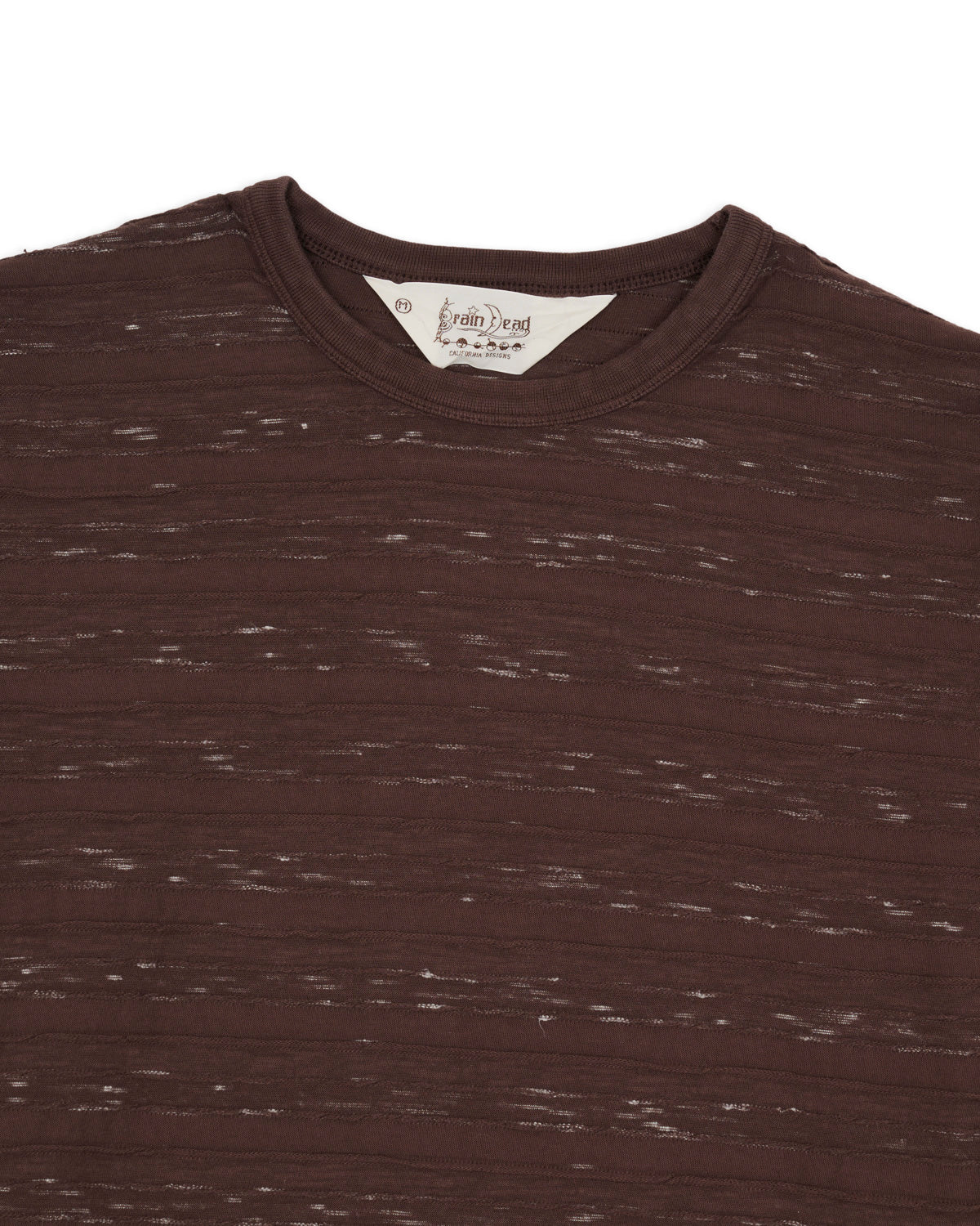 CASEY STRIPE LONG SLEEVE T-SHIRT - BROWN 2