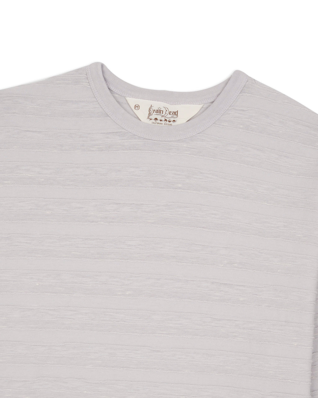 CASEY STRIPE LONG SLEEVE T-SHIRT - NATURAL 2