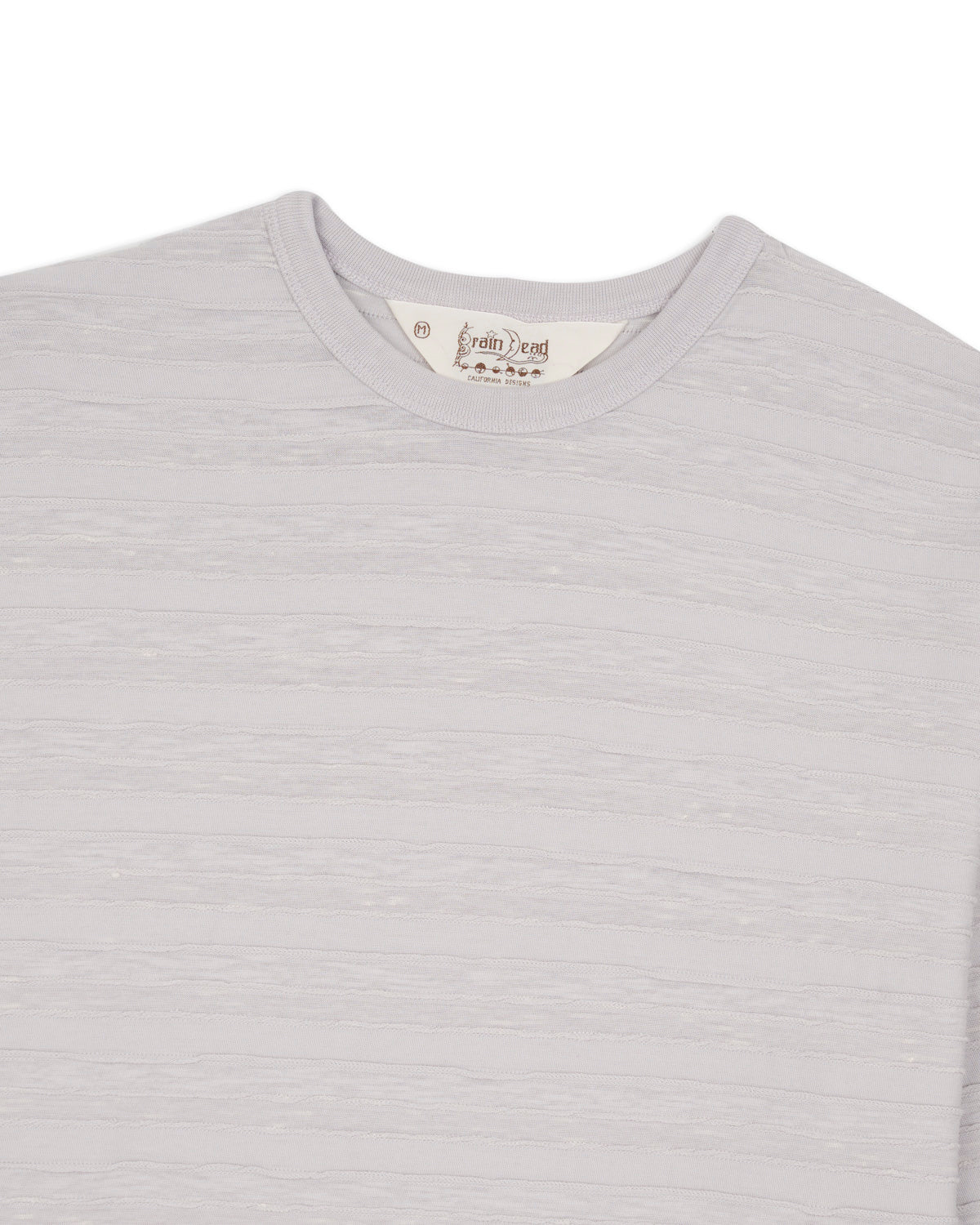 CASEY STRIPE LONG SLEEVE T-SHIRT - NATURAL 2