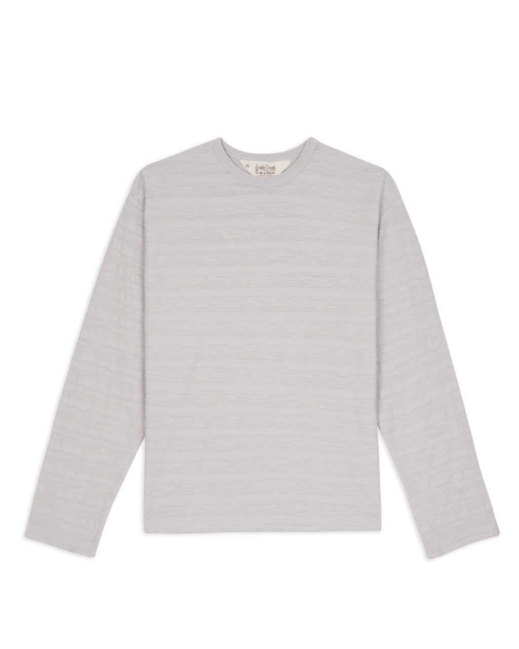 CASEY STRIPE LONG SLEEVE T-SHIRT - NATURAL 1
