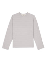 CASEY STRIPE LONG SLEEVE T-SHIRT - NATURAL 1