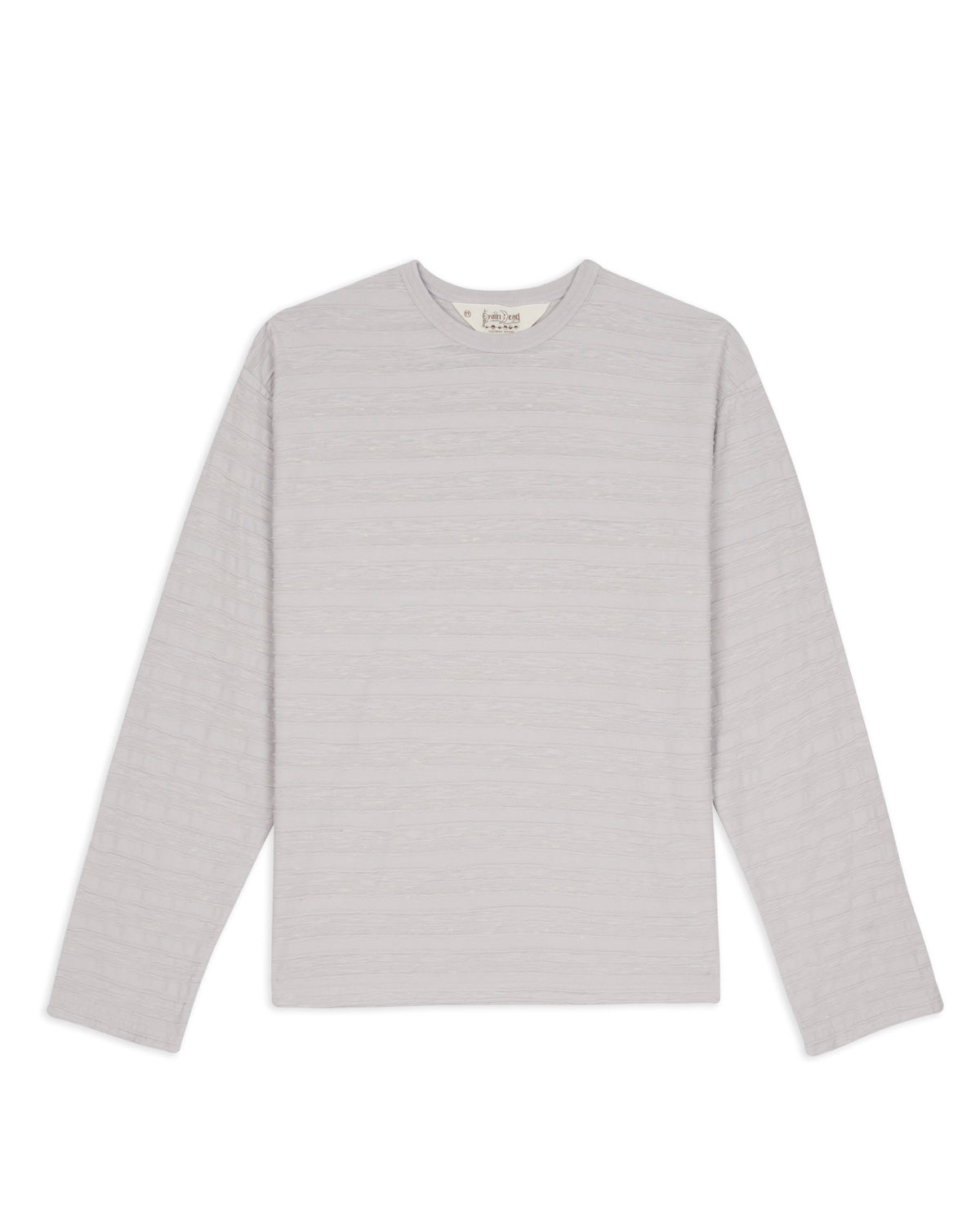 CASEY STRIPE LONG SLEEVE T-SHIRT - NATURAL 1