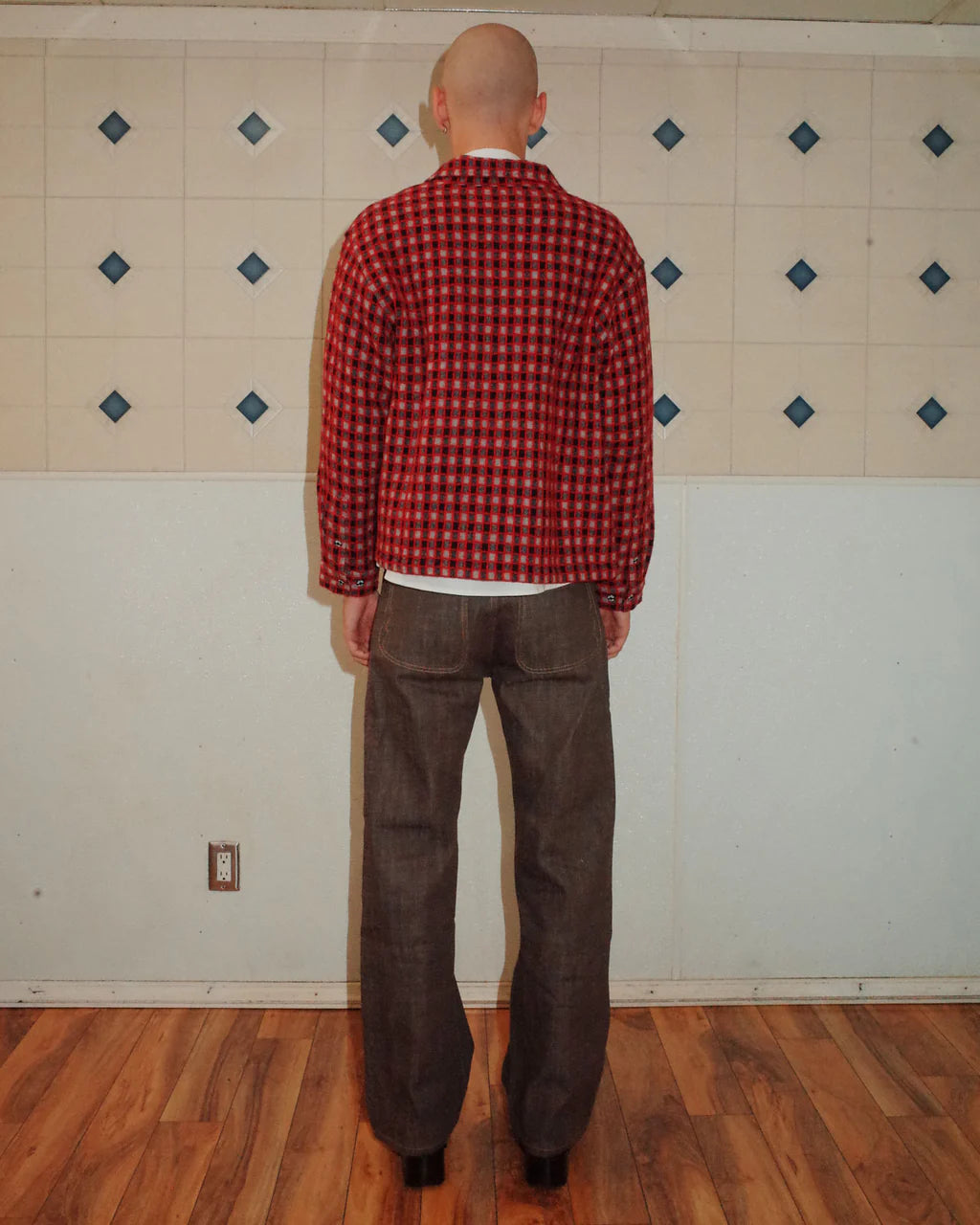 CHECK MATE FLANNEL ZIP SHIRT - BLACK MULTI 4