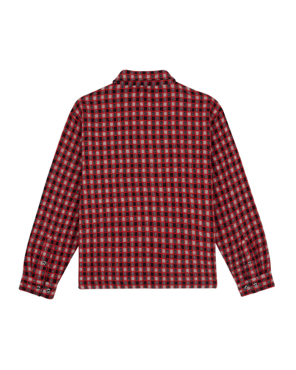 CHECK MATE FLANNEL ZIP SHIRT - BLACK MULTI 5