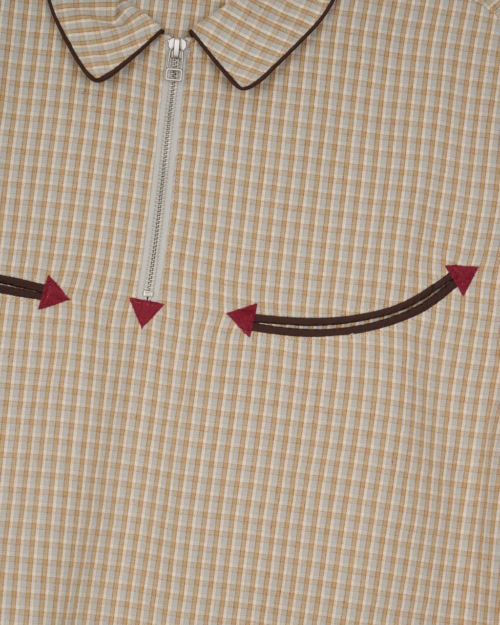 CHECK WESTERN SHIRT - TAUPE 6