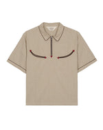 CHECK WESTERN SHIRT - TAUPE 1