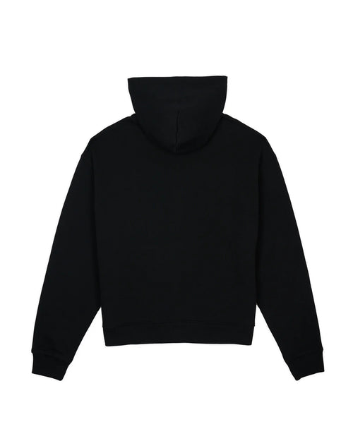 COLLEGIATE ZIP UP HOODIE - BLACK 2