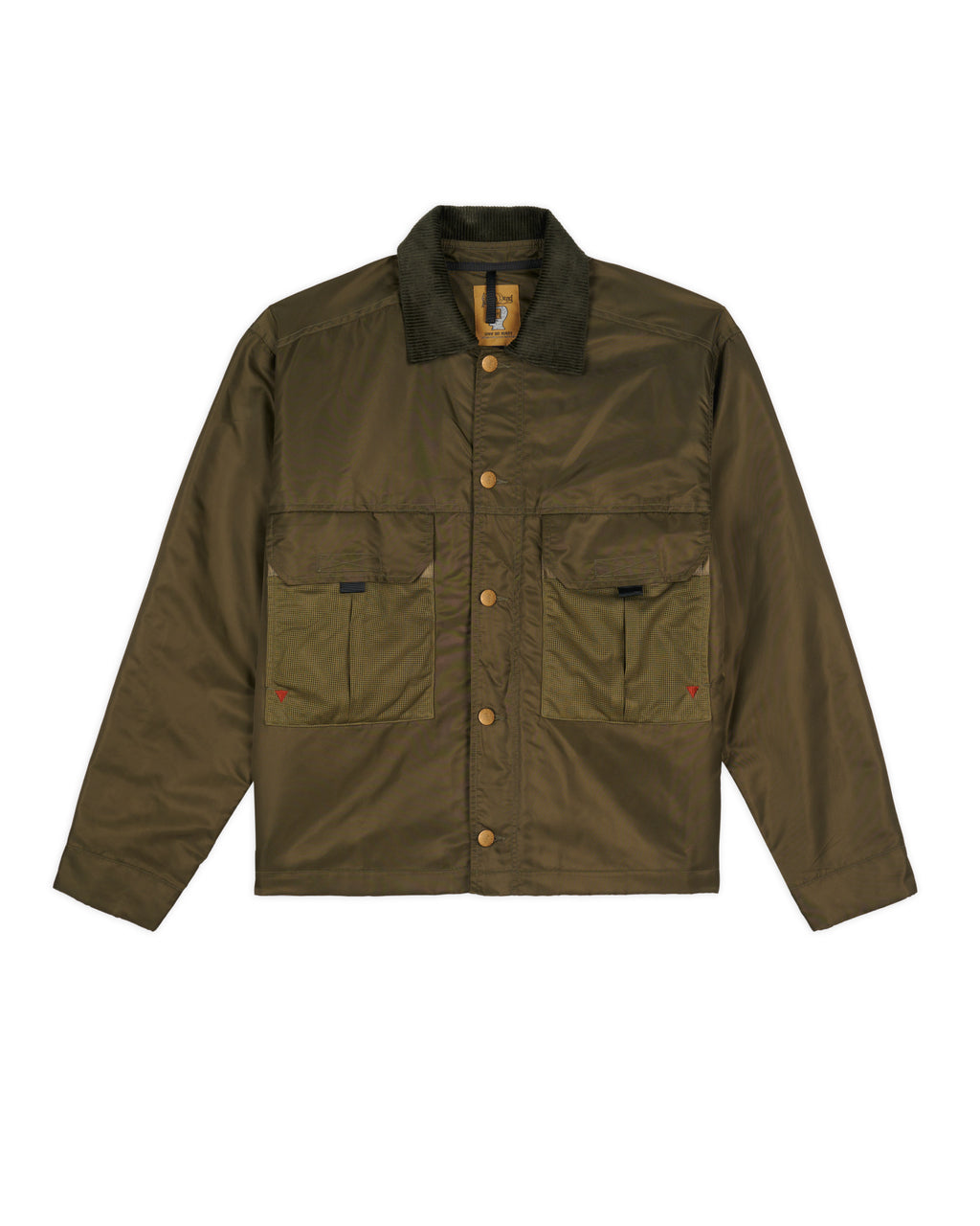 CROPPED CHORE JACKET - GREEN