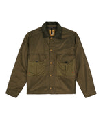 CROPPED CHORE JACKET - GREEN 1