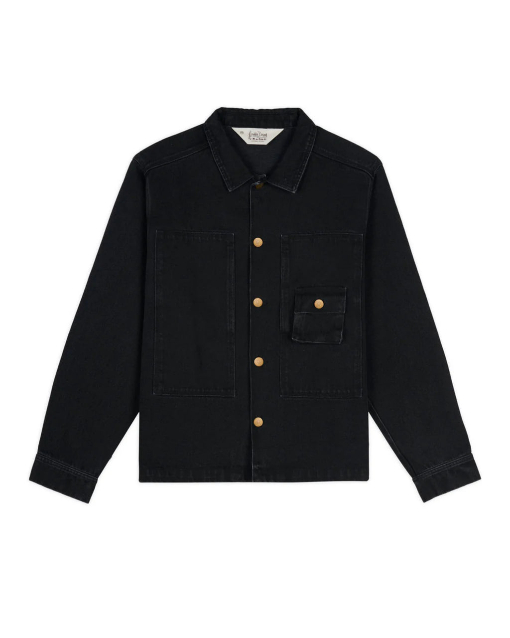 DENIM 37 WORK SHIRT - WASHED BLACK