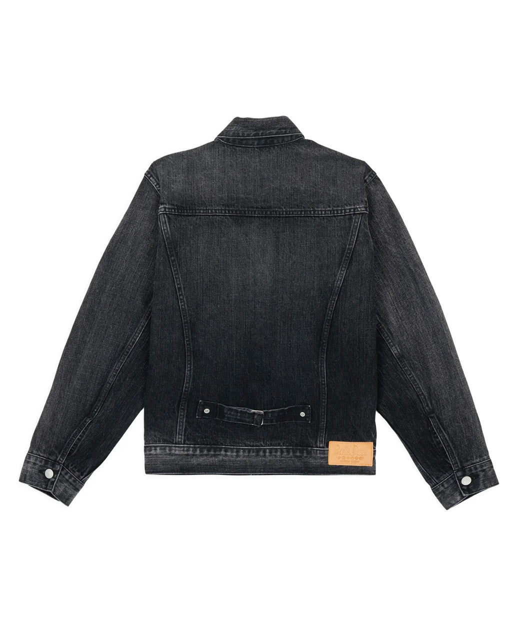 13.2OZ SELVEDGE DENIM TRUCKER JACKET - WASHED BLACK 3