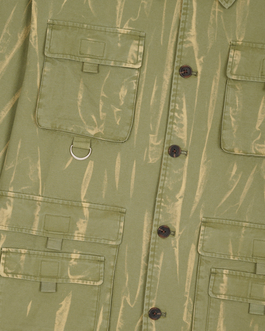 DISCHARGE FATIGUE OVERSHIRT - OLIVE 2