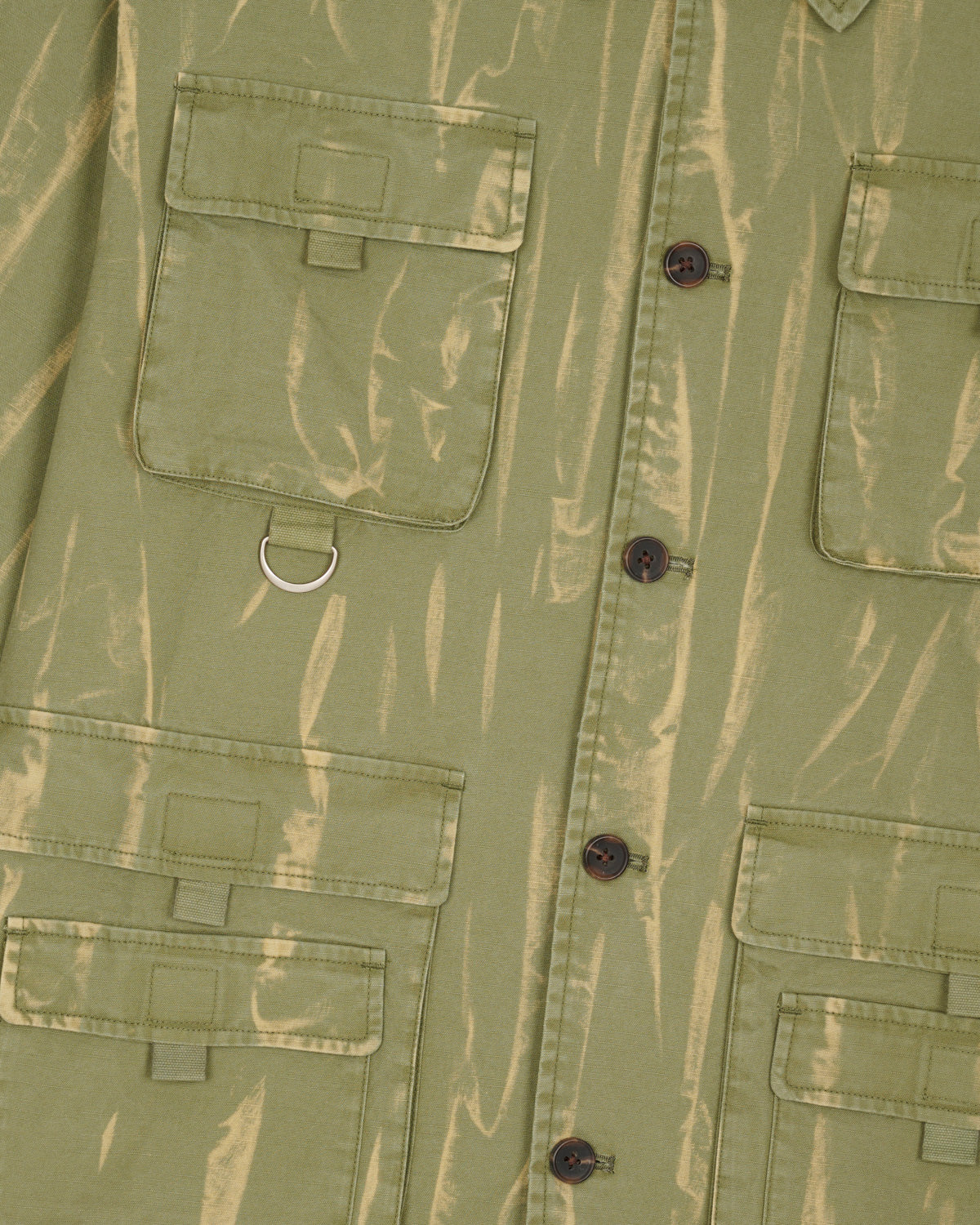 DISCHARGE FATIGUE OVERSHIRT - OLIVE 2