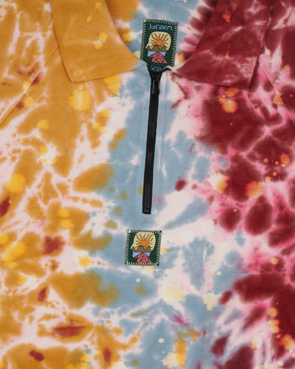 DYED SHORT SLEEVE BOXED PIQUE POLO - TERRACOTTA 3
