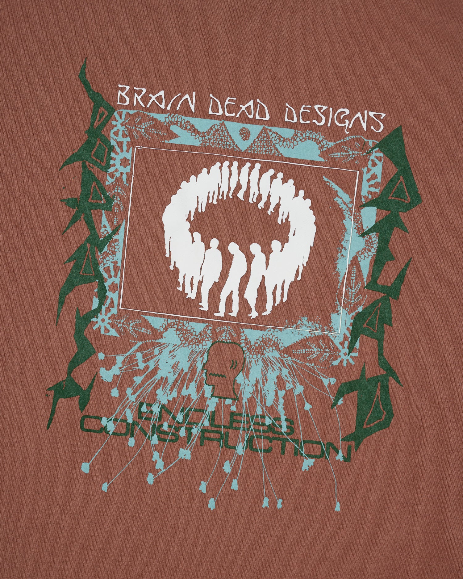 ENDLESS CONSTRUCTION T-SHIRT - NUTMEG 5