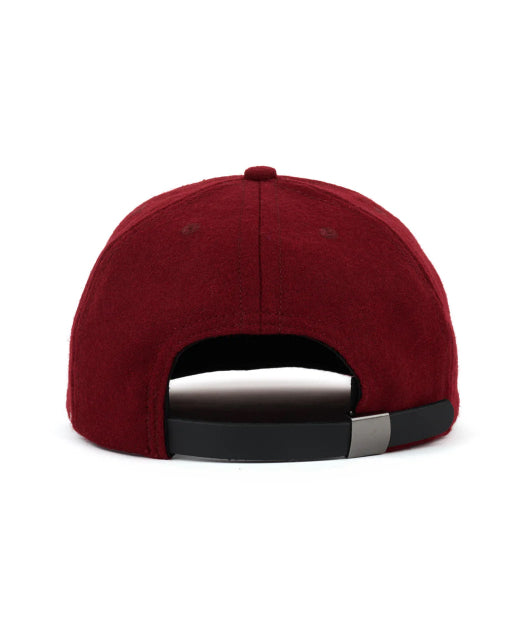 FLANNEL LOGOHEAD 6 PANEL HAT - BURGUNDY 3