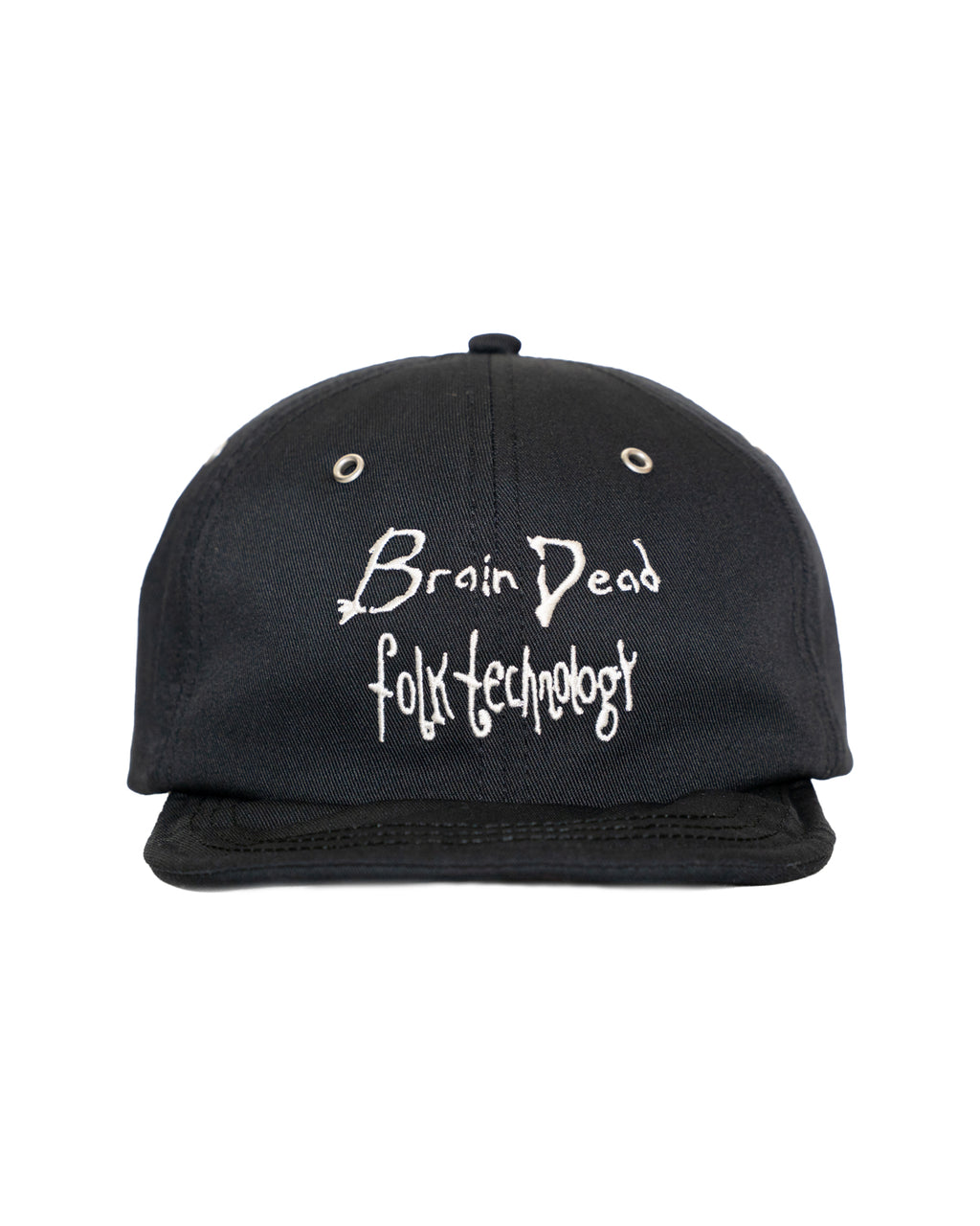 FOLK TECHNOLOGY WIRE BRIM 6 PANEL HAT - BLACK 1