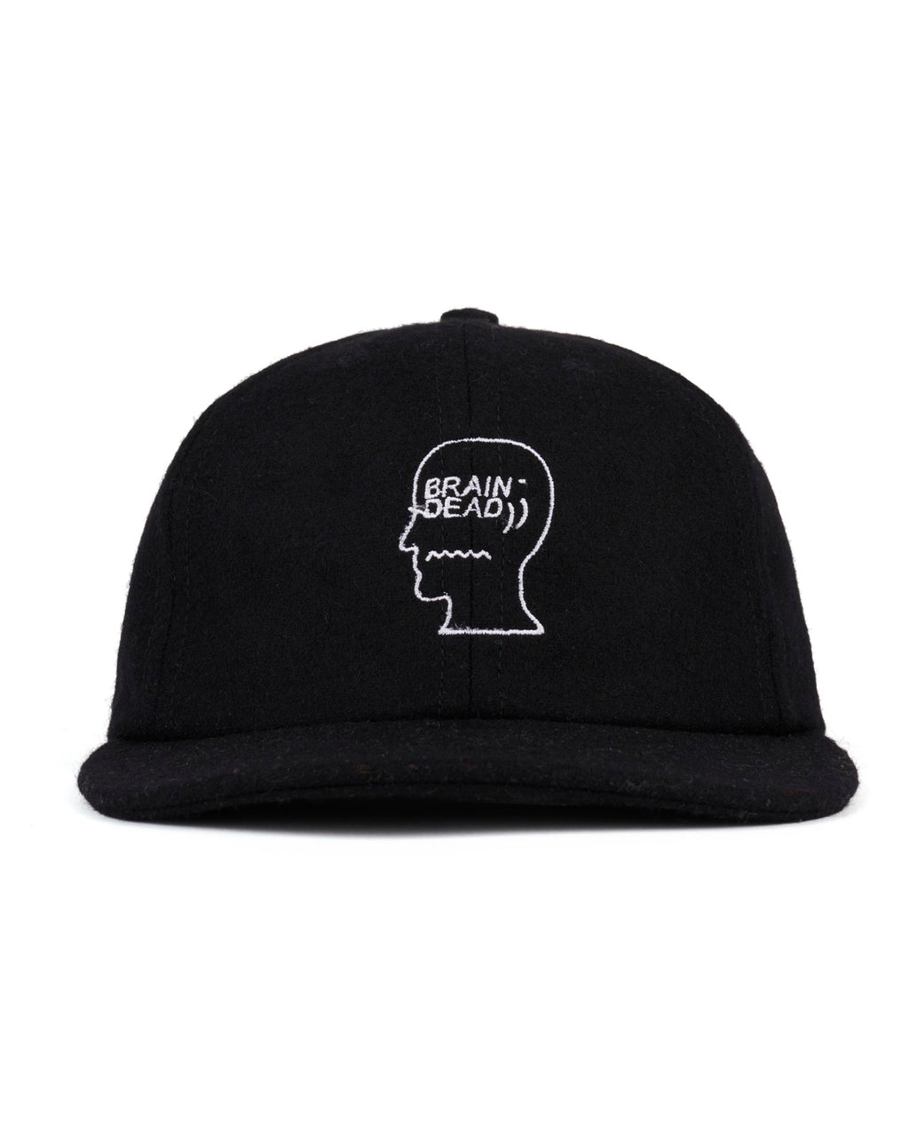 FLANNEL CLASSIC LOGOHEAD 6PANEL HAT - BLACK 1