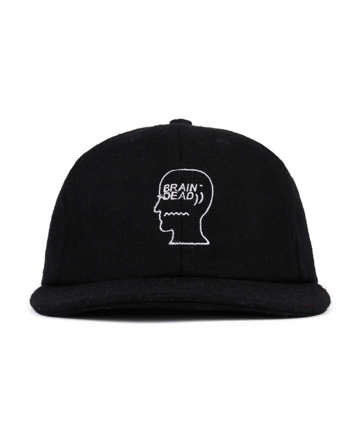 FLANNEL CLASSIC LOGOHEAD 6PANEL HAT - BLACK 1