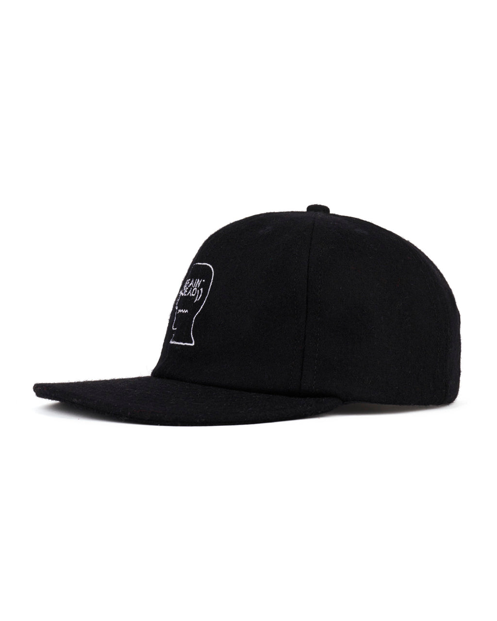 FLANNEL CLASSIC LOGOHEAD 6PANEL HAT - BLACK 3