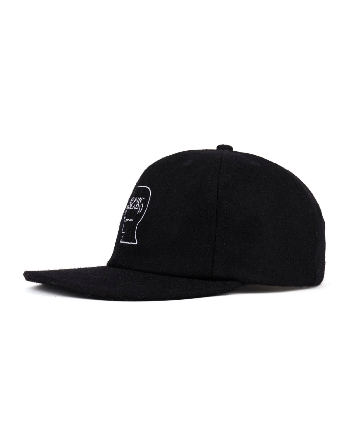 FLANNEL CLASSIC LOGOHEAD 6PANEL HAT - BLACK 3
