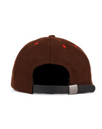 FLANNEL CLASSIC LOGOHEAD 6PANEL HAT - BROWN 3