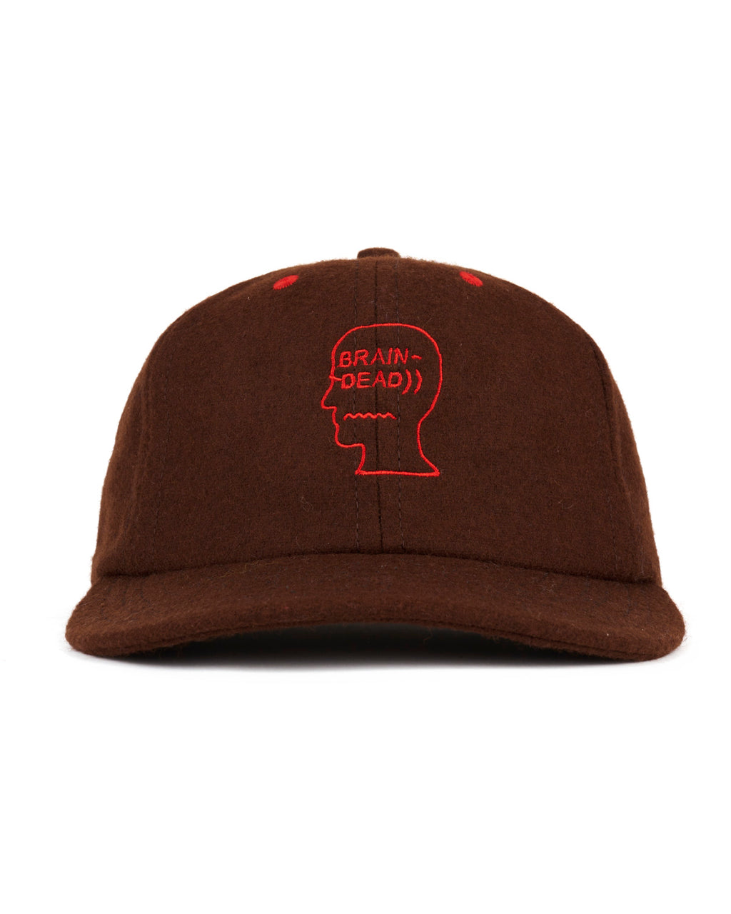 FLANNEL CLASSIC LOGOHEAD 6PANEL HAT - BROWN 1