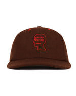 FLANNEL CLASSIC LOGOHEAD 6PANEL HAT - BROWN 1