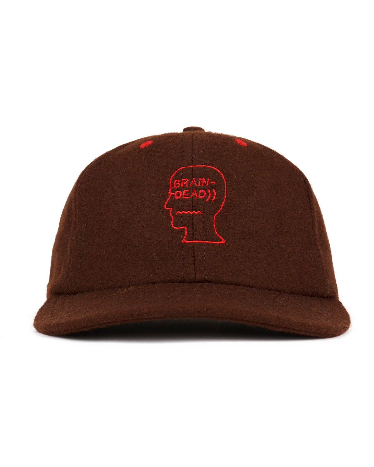 FLANNEL CLASSIC LOGOHEAD 6PANEL HAT - BROWN 1