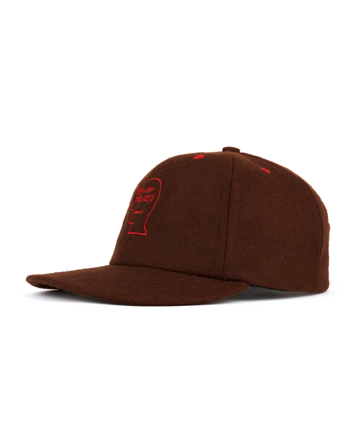 FLANNEL CLASSIC LOGOHEAD 6PANEL HAT - BROWN 2