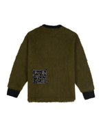 FUTURE VISION BOXY KNIT SWEATER - OLIVE 3