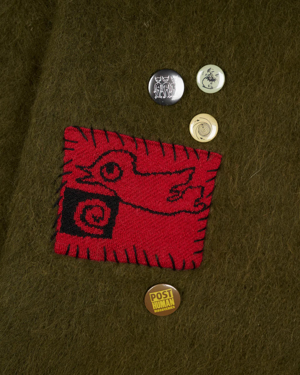 FUTURE VISION BOXY KNIT SWEATER - OLIVE 4