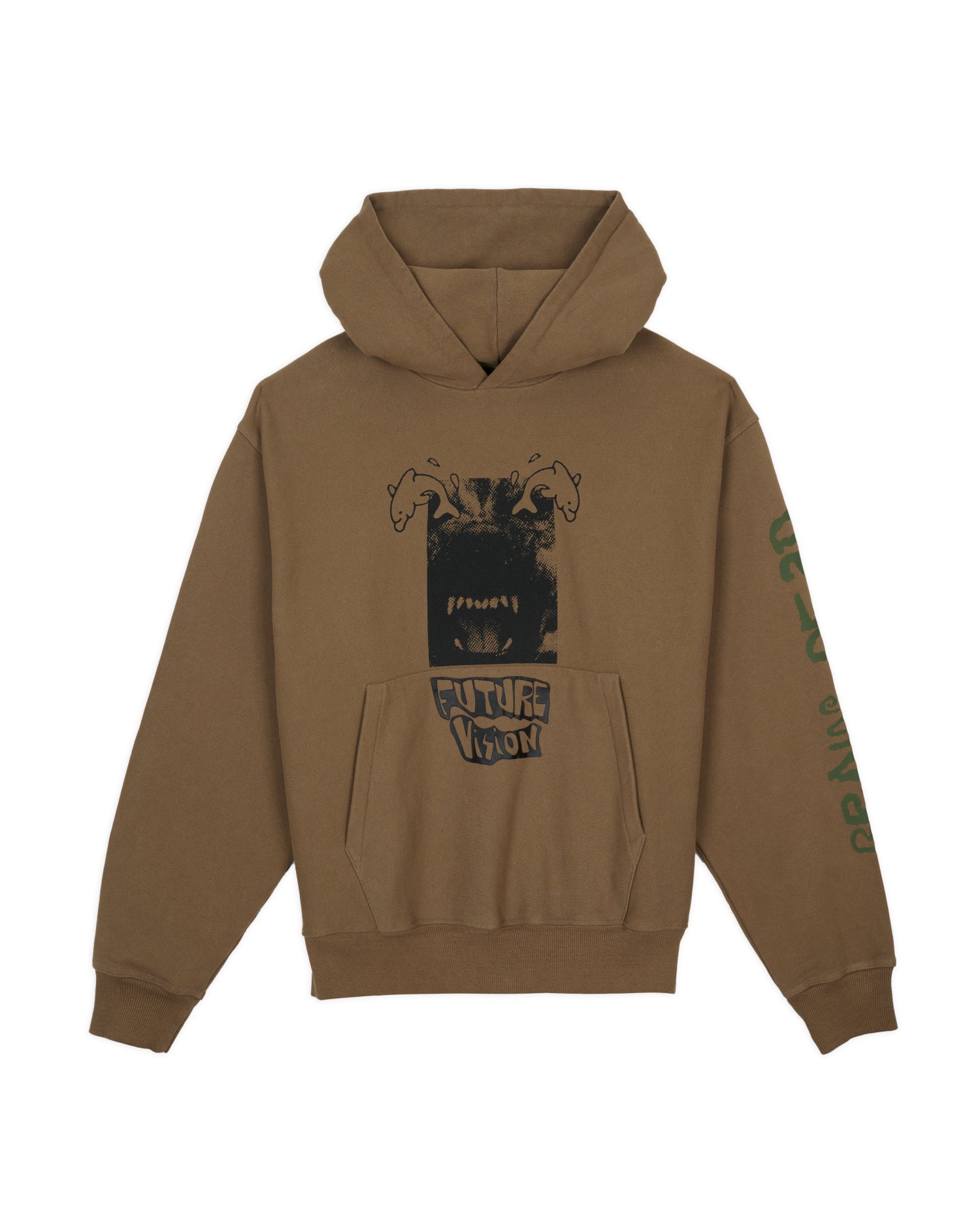 FUTURE VISION HOODIE - COFFEE 1