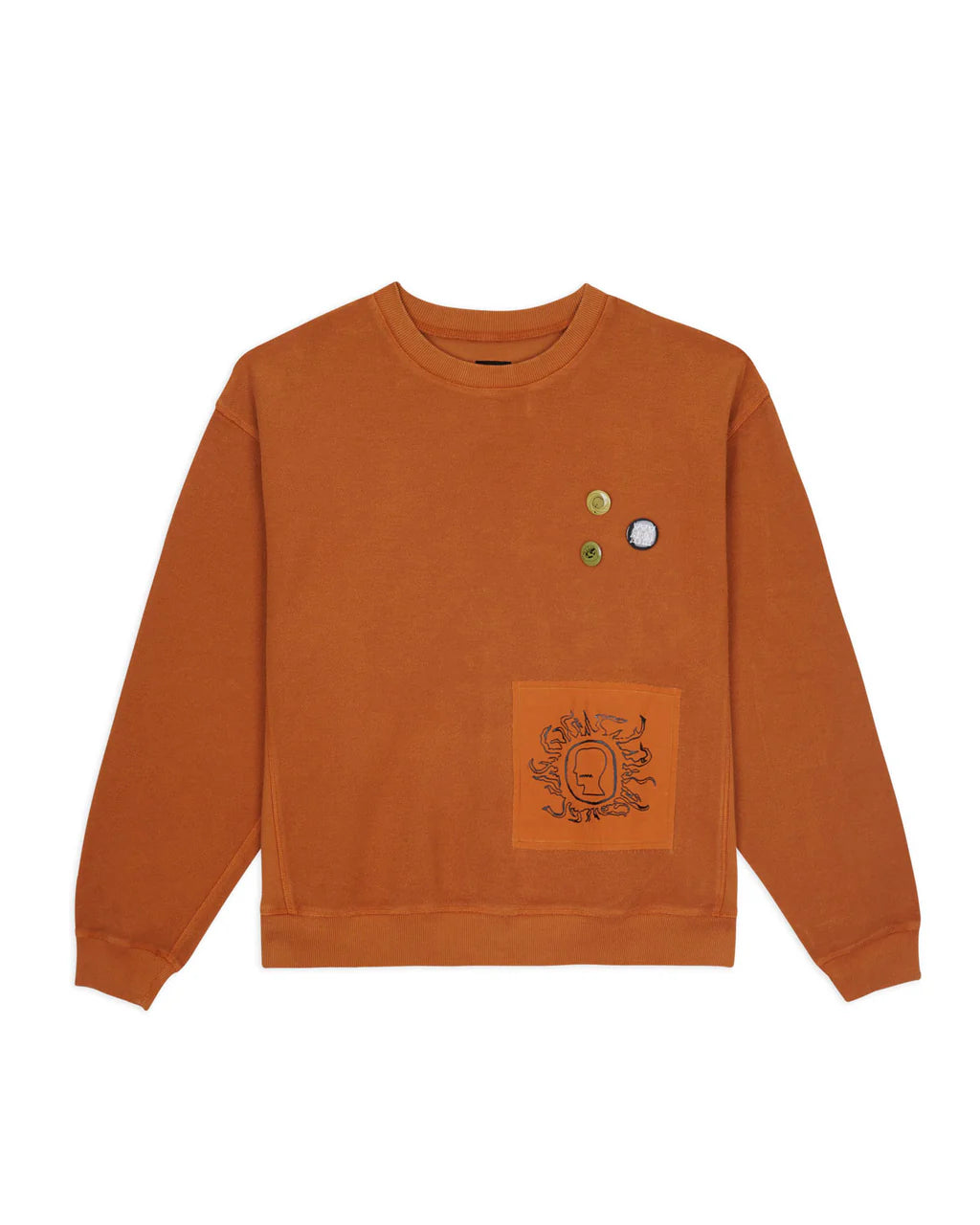 GARGOYLE CREWNECK - LIGHT BROWN 1
