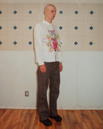 GASPAR HEART BUTTON UP OXFORD - WHITE 3